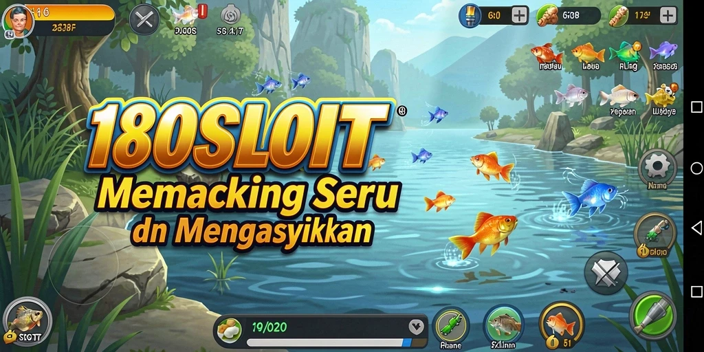Tangkapan ikan besar dalam aksi gameplay 180SLOT.