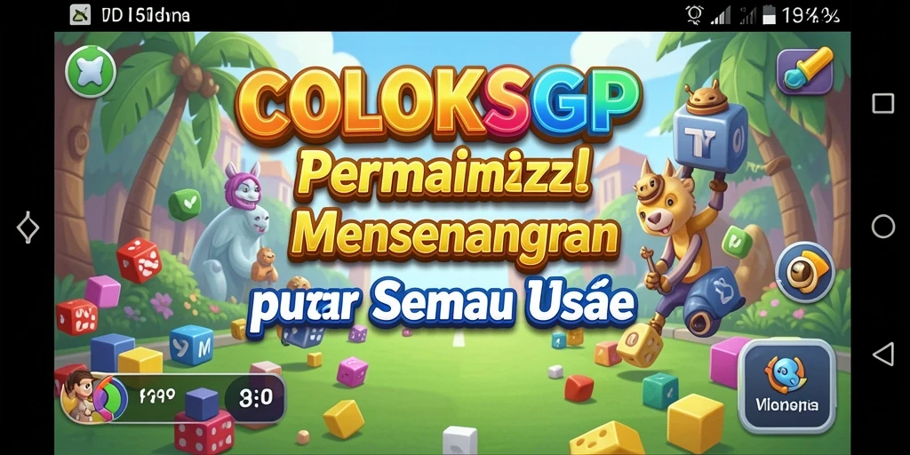 Tampilan gameplay COLOKSGP yang seru dan menantang.