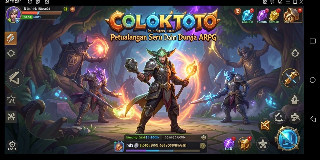 Tampilan gameplay COLOKTOTO yang mendebarkan dalam dunia ARPG.