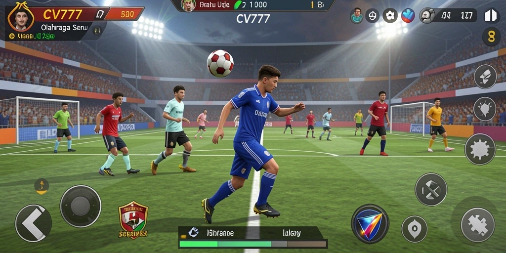 Gameplay menarik CV777 dengan elemen olahraga yang seru.