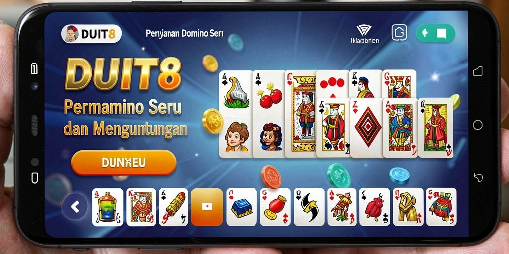 Tampilan gameplay dominasi yang seru dan kompetitif di DUIT8.