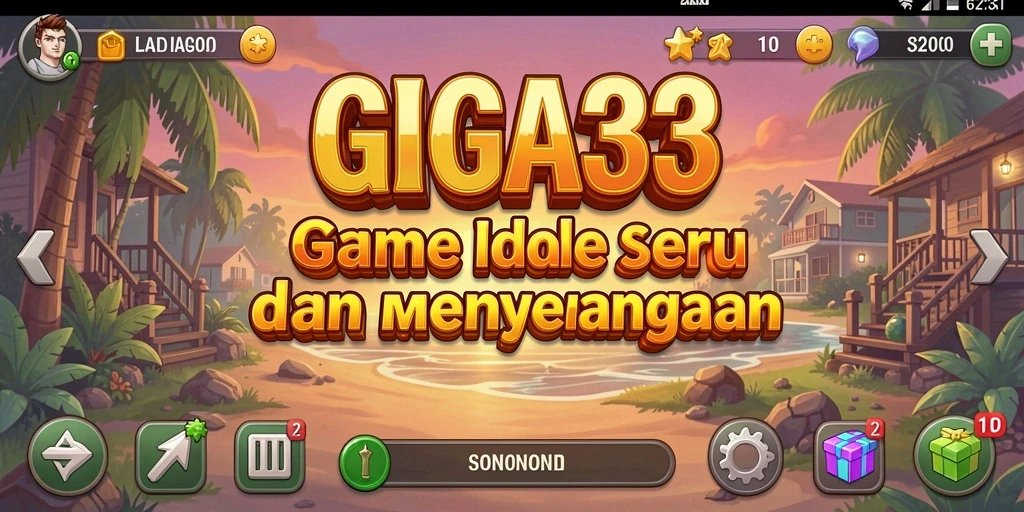 Tampilan gameplay GIGA33 yang menawan dan menyenangkan.