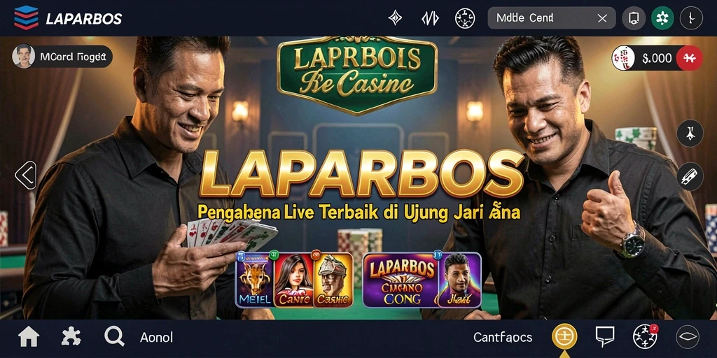 Tampilan gameplay Live Casino yang menarik di LAPARBOS.