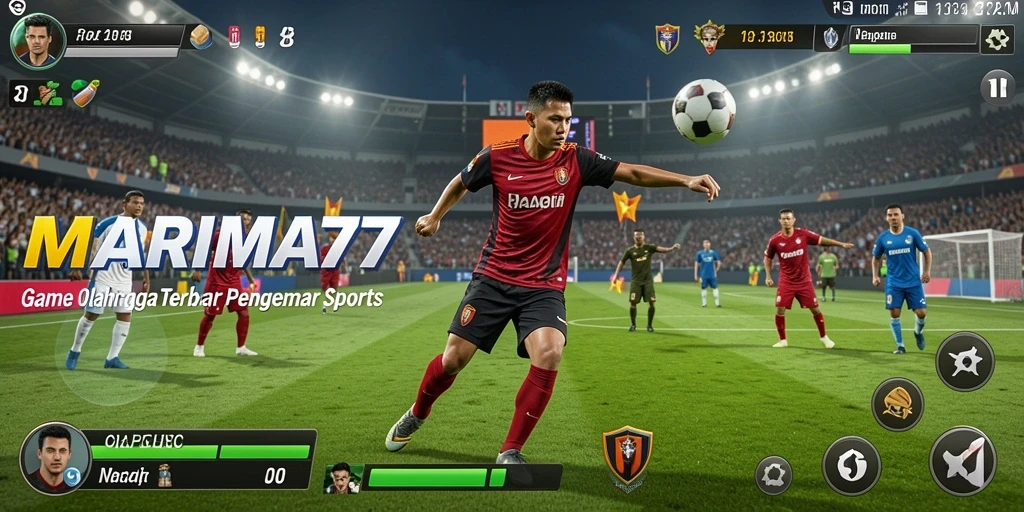 Tampilan gameplay menantang dan seru di MARIMA77 bagi para penggemar olahraga.