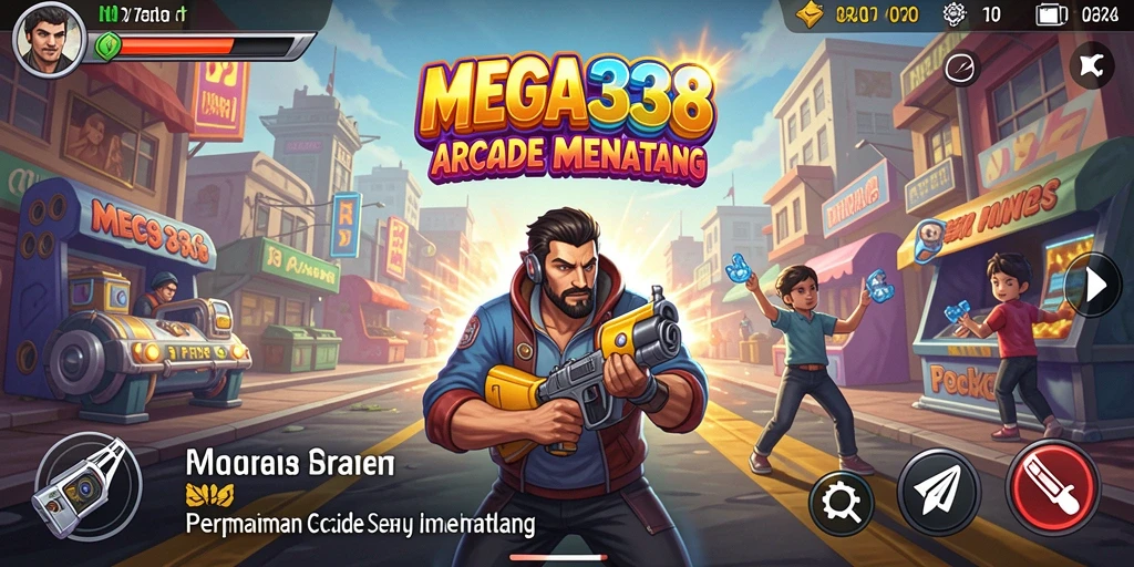Tampilan gameplay seru dan menantang dari MEGA338.