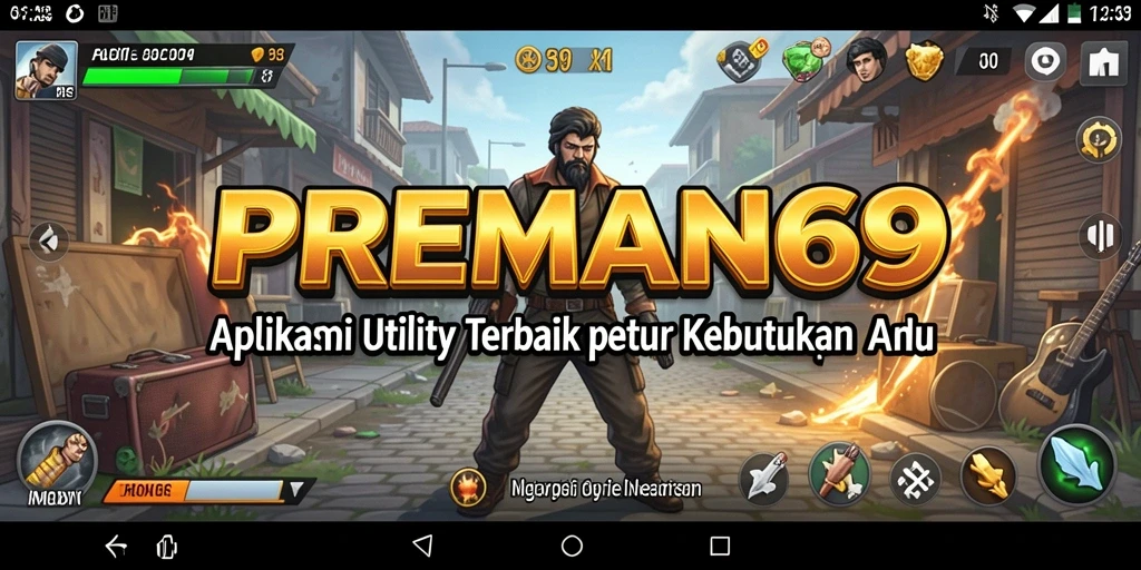Tampilan aplikasi PREMAN69 dengan fitur Utility yang memudahkan pengelolaan tugas.