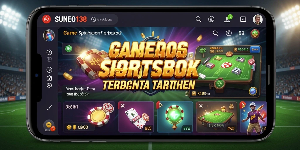 Tampilan menarik aplikasi SUNEO138 dengan fitur taruhan olahraga.