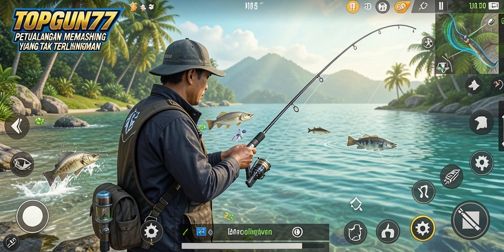 Gameplay menakjubkan dengan pengalaman memancing yang nyata.